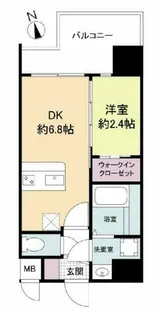 セレニテ難波ミラク弐番館【7階】の間取り