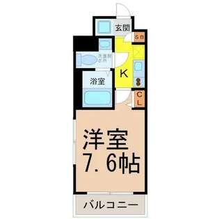 エコロジー鶴舞レジデンス【6階】の間取り