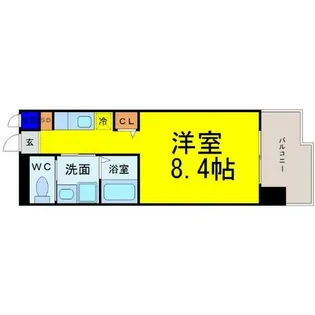 ピーステン名駅南【4階】の間取り