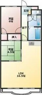 レナジア神領【3階】の間取り