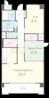 セピアコート博多南【5階】の間取り