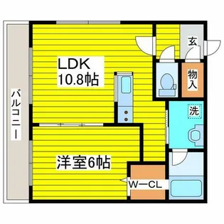 A-bic元町【302号室】の間取り