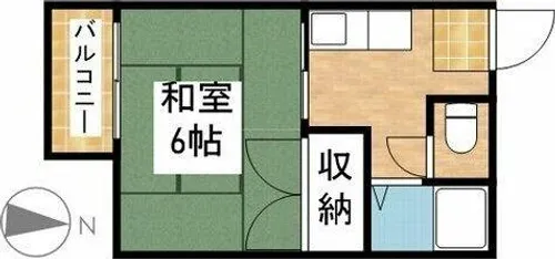 ロイヤル足立【2階】の間取り