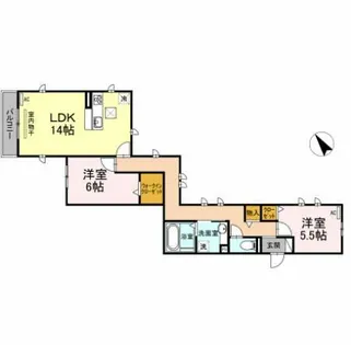 インフィニティ【103号室】の間取り