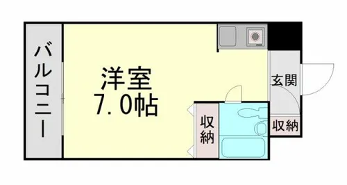 サムティ灘駅前【4階】の間取り