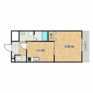 ブエナビスタ貝塚【3階】の間取り