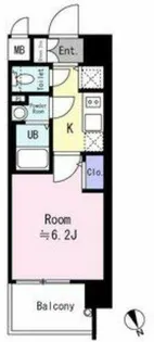 エスリード大阪平野プライム【2階】の間取り