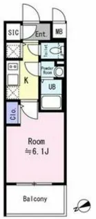 エスリード大阪平野プライム【5階】の間取り