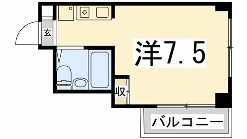 エレーヴ新在家【103号室】の間取り