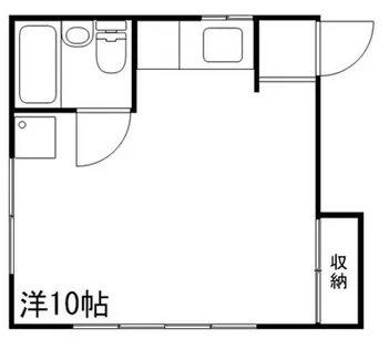 日東ハイツ東雲【201号室】の間取り