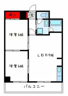 ラルーチェ光南Ⅱ【3階】の間取り