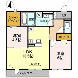 おばつじアイビーコート【2階】の間取り