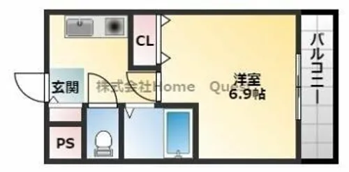 リーベハイツ青山【1階】の間取り