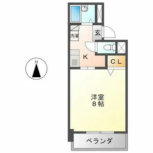 サンシャイン上前津【9階】の間取り