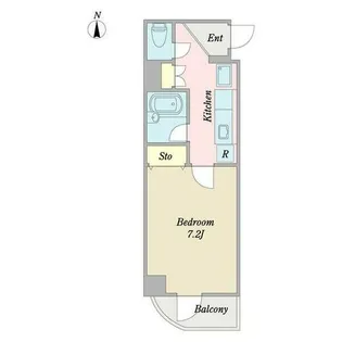 プロシード太閤通【207号室】の間取り
