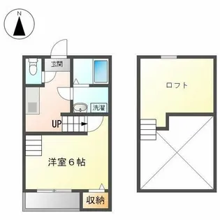 ネオコーポ内田橋【2階】の間取り