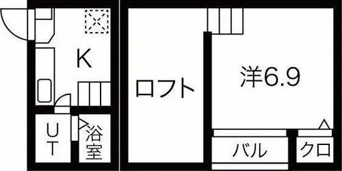 アストリア名駅【2階】の間取り