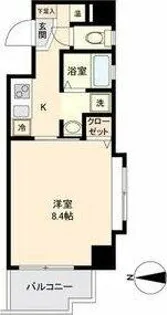アーバンフラッツ伏見【3階】の間取り