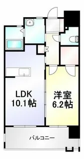 フェルト1113【405号室】の間取り