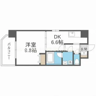 LaDouceur豊中南【9階】の間取り