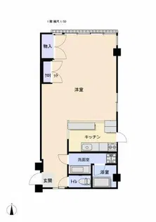 クリームハウス猪狩【403号室】の間取り