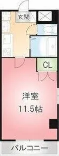 THUマンション【5階】の間取り