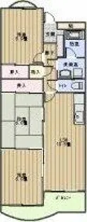 シャトー樹里【3階】の間取り