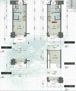 プレサンス金山グリーンパークス【7階】の間取り