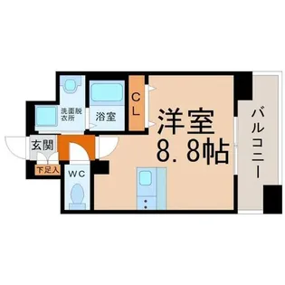 プレサンス名古屋STATIONビジュ【11階】の間取り