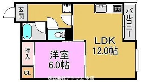 都ハイツ【4階】の間取り