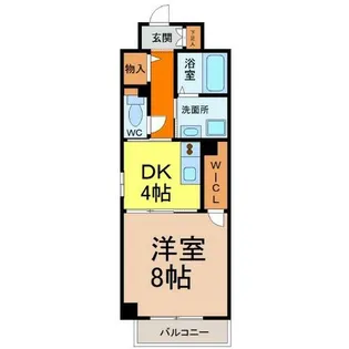 ルトゥール【1階】の間取り