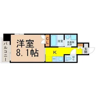 エルメディオ千種【2階】の間取り