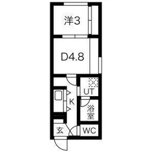 メニーズコート創成タウンC棟【2階】の間取り