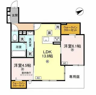La Maison林崎【3階】の間取り