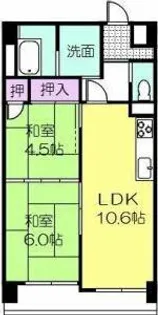 アーバンライフ 7TH【502号室】の間取り