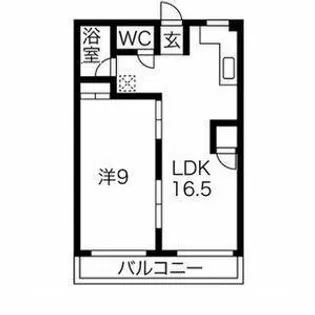万長ビル【6階】の間取り