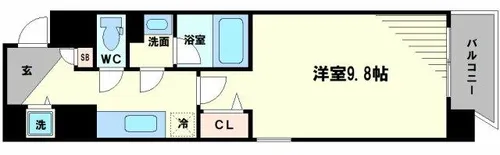 グランシャリオモア【1階】の間取り