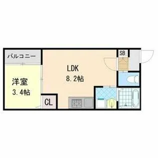 H-maison衣摺Ⅱ【1階】の間取り
