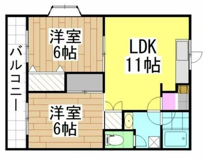 ロイヤルシャトー片山【2階】の間取り
