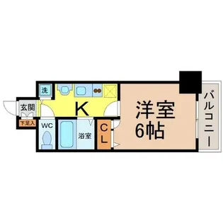 プレサンス名古屋STATIONビーフレックス【9階】の間取り