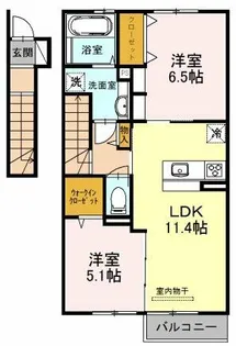 サニーDハウス芝町【2階】の間取り