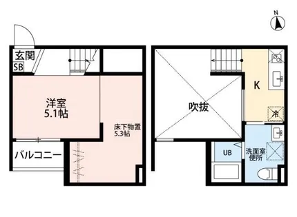 マクト鳥羽見【2階】の間取り