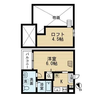 BeaverCreek(ビーバークリーク)【2階】の間取り