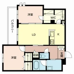 シャーメゾン英賀保東【2階】の間取り
