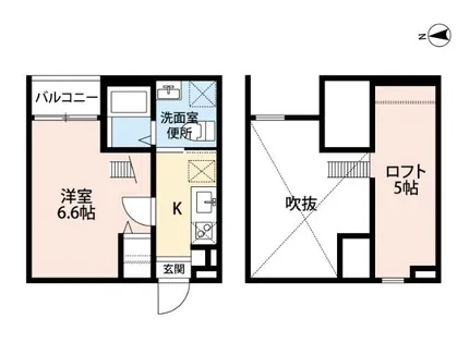 SUNSHINEミュー(サンシャインミュー)【2階】の間取り