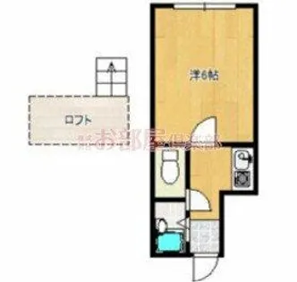 プライマリー野中町【104号室】の間取り