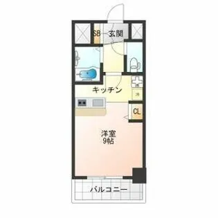 ル・クレール今福【5階】の間取り