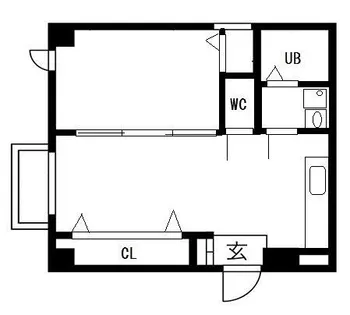 メゾンダーバン【4階】の間取り