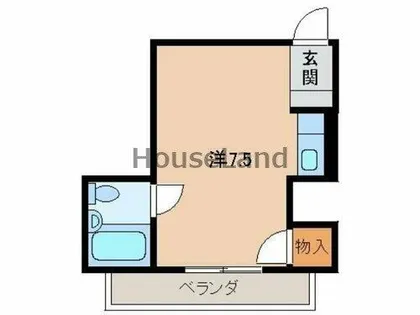 フォレストコート東高松【J号室】の間取り