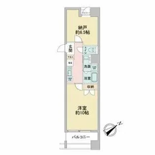 ヴェリエール ドゥ セ【3階】の間取り